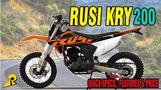 RUSI KRY 200  2024  Price Quick Specs and Features [upl. by Ahter113]