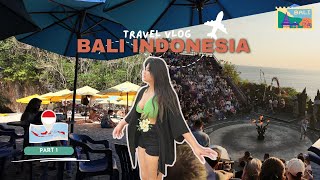 BALI TRAVEL VLOG 2024 Uluwatu Temple Padang padang Beach  Part 1 [upl. by Oynotna]