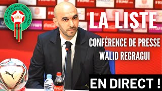 Liste Regragui Maroc en DIRECT [upl. by Niwrek]