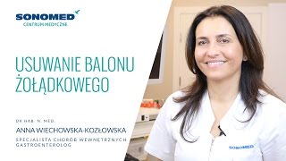 Usuwanie balonu żołądkowego  Centrum Sonomed [upl. by Doelling]