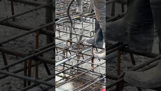 High Quality Concrete Pouring youtubeshorts shorts short stone construction concrete cement [upl. by Ennairod]