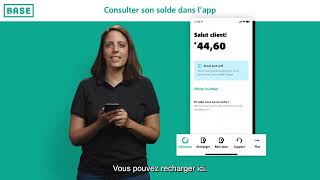 Consulter son solde dans l’app My BASE [upl. by Aicillyhp]