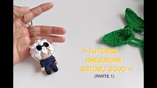 Tutorial Gojo Satoru Amigurumi  PARTE 1 [upl. by Neu]