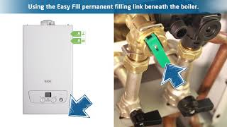 How to top up your boiler pressure using the Easy Fill permanent filling link [upl. by Mariel359]