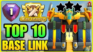 OP TH17 Legend amp War Base Link  Anti 3 Star Th17 Base Layout Th17 New Cwl Base Link [upl. by Aznecniv898]