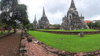 Ayutthaya  Wat Phra Sri Sanphet 2 8k 360° Video [upl. by Romain912]