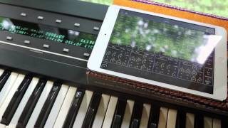 Ensoniq ESQ1 Synthesizer editor Patch Base for iPad [upl. by Avelin]