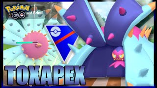 How GOOD is TOXAPEX in Great League Pokémon GO Battle League [upl. by Notloc298]