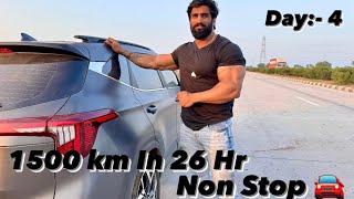 Non Stop Journey From Pune to Delhi🚘 Longest Road Trip Day 4 Nitin Chandila [upl. by Ahsenat]