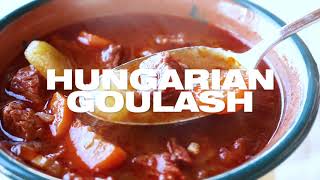 Hungarian Goulash Soup Recipe [upl. by Irt]