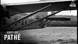 Worlds Largest Seaplane 1930 [upl. by Ettennek]