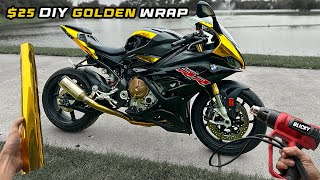 Wrapping My Bike In Gold For Cheap [upl. by Nylaj698]