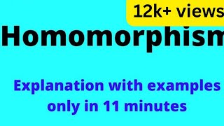 Group theory part 8Group theory Homomorphism Homomorphism examples [upl. by Garin527]