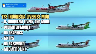 Turboprop Flight Simulator Indonesia Liveries Mod  Download Link [upl. by Borgeson35]