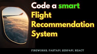 Smart AI Flight Recommendation Systems  Full Stack Code [upl. by Ahsatal329]