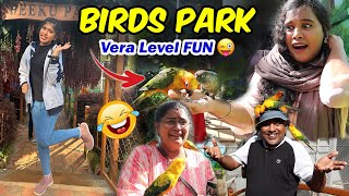 😱Vera Level Atrocities BIRDS PARK🐥 with Family😜  Ammu Times [upl. by Eoz]