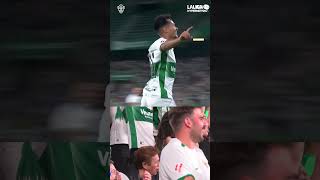 El primer gol de Rafa Núñez El primer gol de un dominicano con el Elche CF ✅🇩🇴 LaLigaHighlights [upl. by Connell]