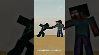 Minecraft herobrine vs herobrine 😮 [upl. by Berkley396]