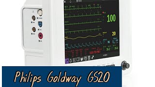 Philips Goldway GS20  Multiparamonitor  Features specification and operation of Patient monitor [upl. by Torosian635]