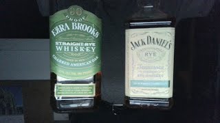 Ezra Brooks Rye 90 Proof vs Jack Daniels Tennessee Rye [upl. by Fannie307]