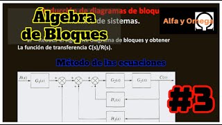 Diagramas de Bloques  Función de Transferencia  Dinámica de Sistemas  Ejercicio 3 [upl. by Enia639]