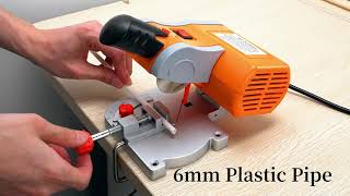 BEAMNOVA Mini Miter Saw Electric Power Table Saw Benchtop CutOff Chop Saw Orange [upl. by Rafiq]