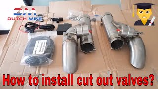 How To Install Vacuum Exhaust Cut Out Valves On Any Car [upl. by Kissiah846]