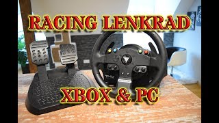 Thrustmaster TMX Test  Review PC  Xbox One Lenkrad 🆗 FFB Racing Wheel Vergleich auf Deutsch [upl. by Ltihcox]