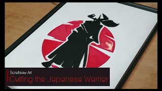 Japanese Warrior  Scroll saw Art [upl. by Prinz]