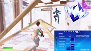 Perfect Piece Control 🧩 🎮  The BEST Chapter 5 Season 2 Controller Fortnite Settings PS5XBOXPC [upl. by Tremaine]