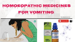 Homeopathic medicine for Vomiting  arsenicalbum nuxvomica phosphorous homeopathy bhms [upl. by Epps]