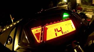 Honda sonic 150r test speed tembus 160kmh on speedo cc standard no bore up [upl. by Terraj771]