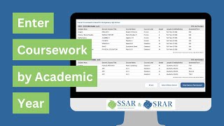 20242025 How to Enter Coursework by Academic Year [upl. by Eimaral521]