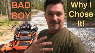 BAD BOY ZT Elite Zero Turn Lawn Mower  First Impressions [upl. by Vaden766]