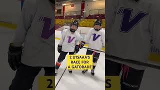 2 AAA Hockey Guys Race for a G0 [upl. by Ennazus]