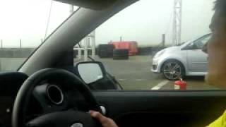 Fiesta ST vs Renault Twingo Sport [upl. by Ramalahs135]