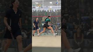 National School Games 2024  Courtside Update  Squash B Div Finals [upl. by Tnilk226]