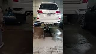 Car wash lift leap year surrender kar ki lift uthane ki gadi fresher solar washer Amin Khan [upl. by Risser]