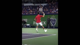 Rare Djokovic Trick Shot 🤯 [upl. by Eiznik546]