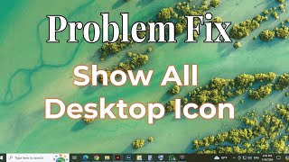 How to Show Desktop Icon computer  PC and laptop hide icon show  some Innovation [upl. by Seow300]