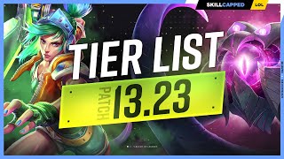 NEW TIER LIST for PATCH 1323  League of Legends [upl. by Cirilo347]