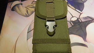 Mopaclle Tactical MOLLE Smartphone Pouch [upl. by Newfeld]