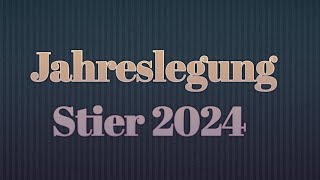 Jahreslegung 2024  Stier  Grosse Veränderungen stehen an [upl. by Leler]