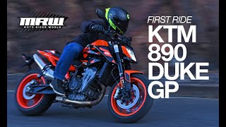 First Ride KTM 890 Duke GP [upl. by Nyllaf224]