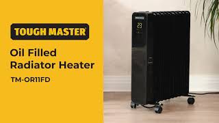 TOUGH MASTER® TMOR11FD Oil Filled Radiator Heater [upl. by Everick]