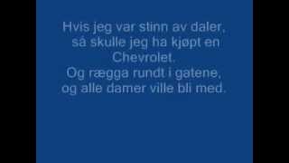 Lars Kilevold  Livet er for kjipt med lyrics [upl. by Cyndy]