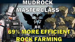 Mudrock MasterClass How to Farm Rock  Mudrock Showcase Arknights CN [upl. by Annaik834]