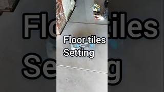 Floor tiles setting foryou shotrs construction diy tileideas floortiles floortilesdesign [upl. by Dirfliw]