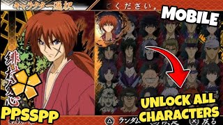 RUROUNI KENSHIN  MEIJI KENKAKU ROMANTAN SAISEN PPSSPP FOR MOBILE TUTORIAL [upl. by Lalise127]