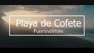 Cofete beach  Fuerteventura  drone movie [upl. by Nahgrom]